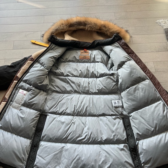 Parajumpers leather shearling jacket - Picture 4 of 8